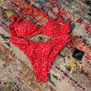 Brand new, never worn Zaful bikini top and bottom